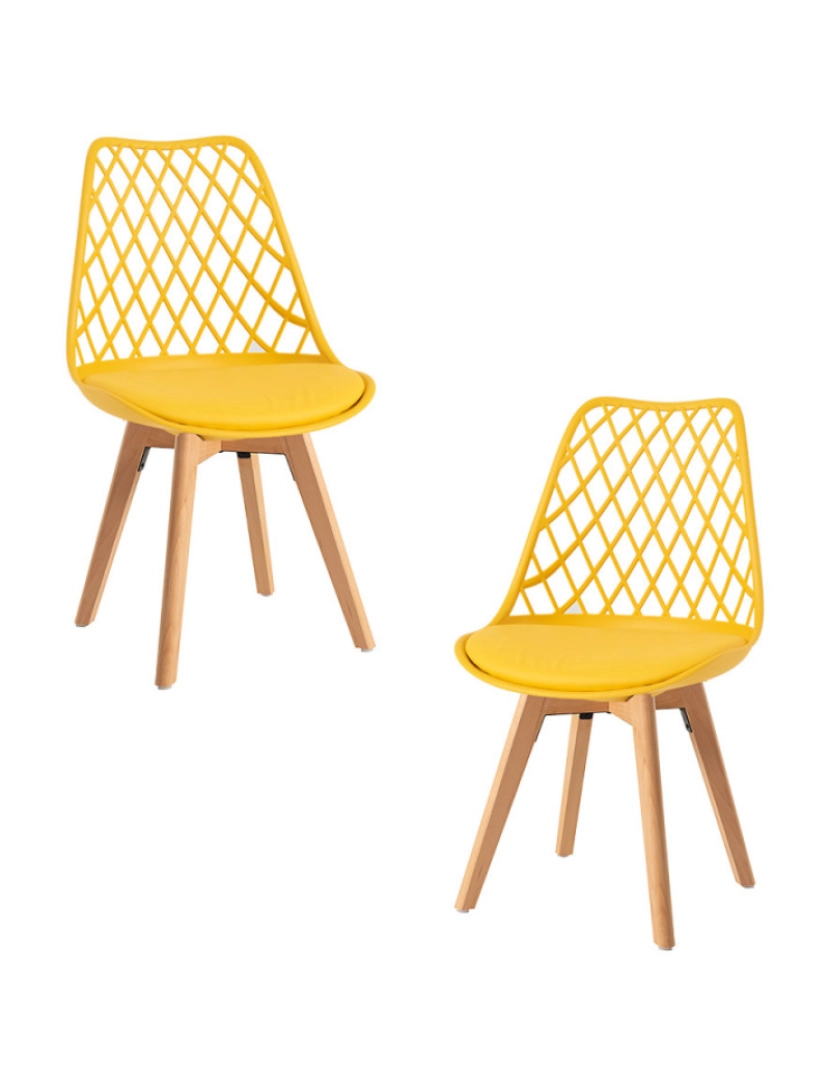 Presentes Miguel - Pack 2 Cadeiras Mima - Amarelo