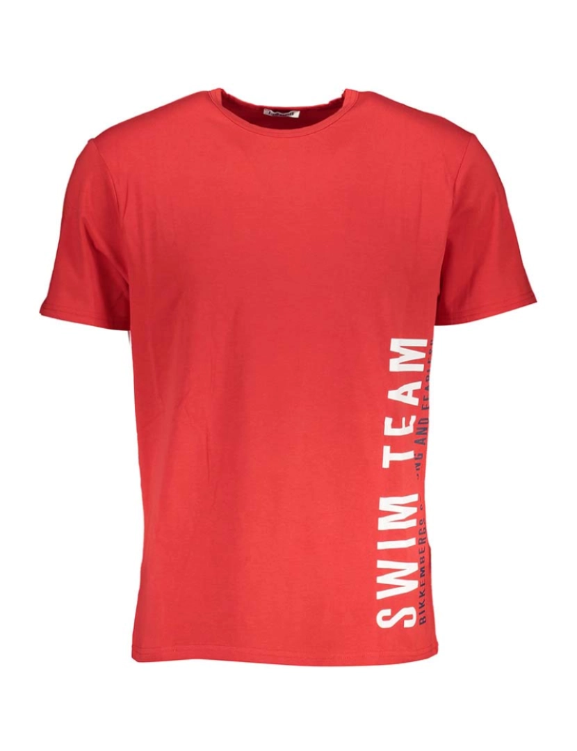 Bikkembergs - T-Shirt Homem Vermelho
