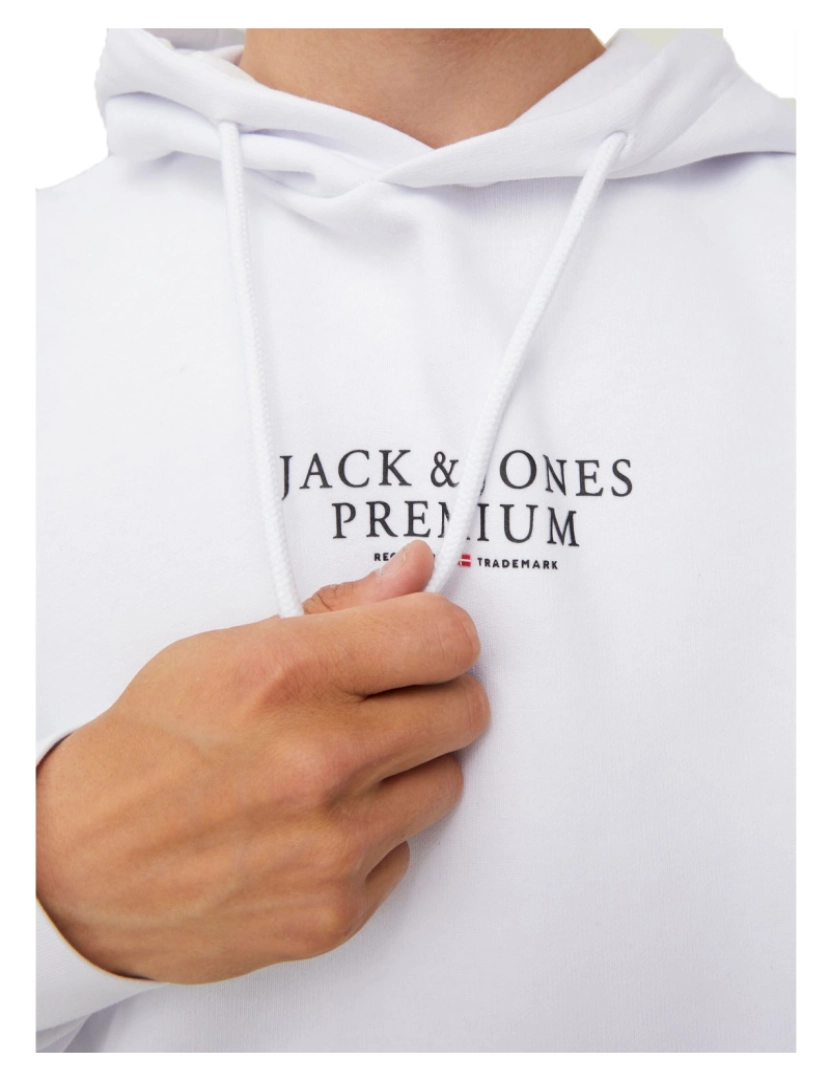 imagem de Jack & Jones Archie Sweat Hood  Branco3