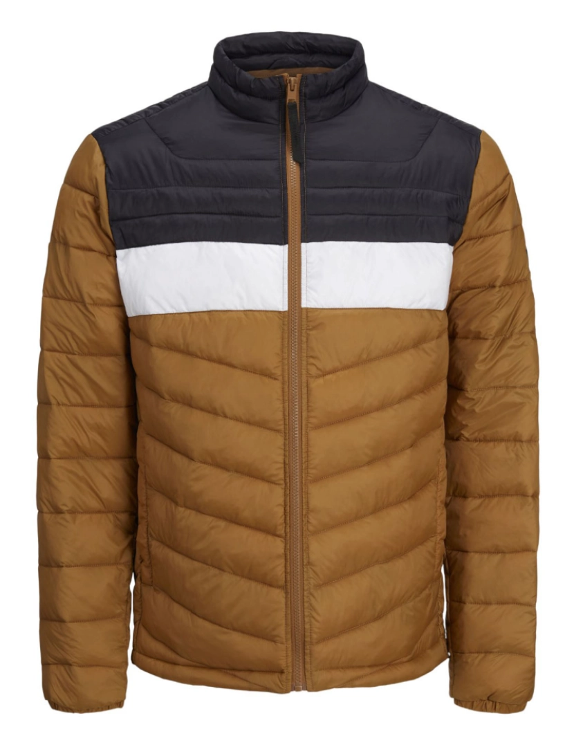 Jack & Jones - Jack & Jones Hero Puffer Collar Marrom