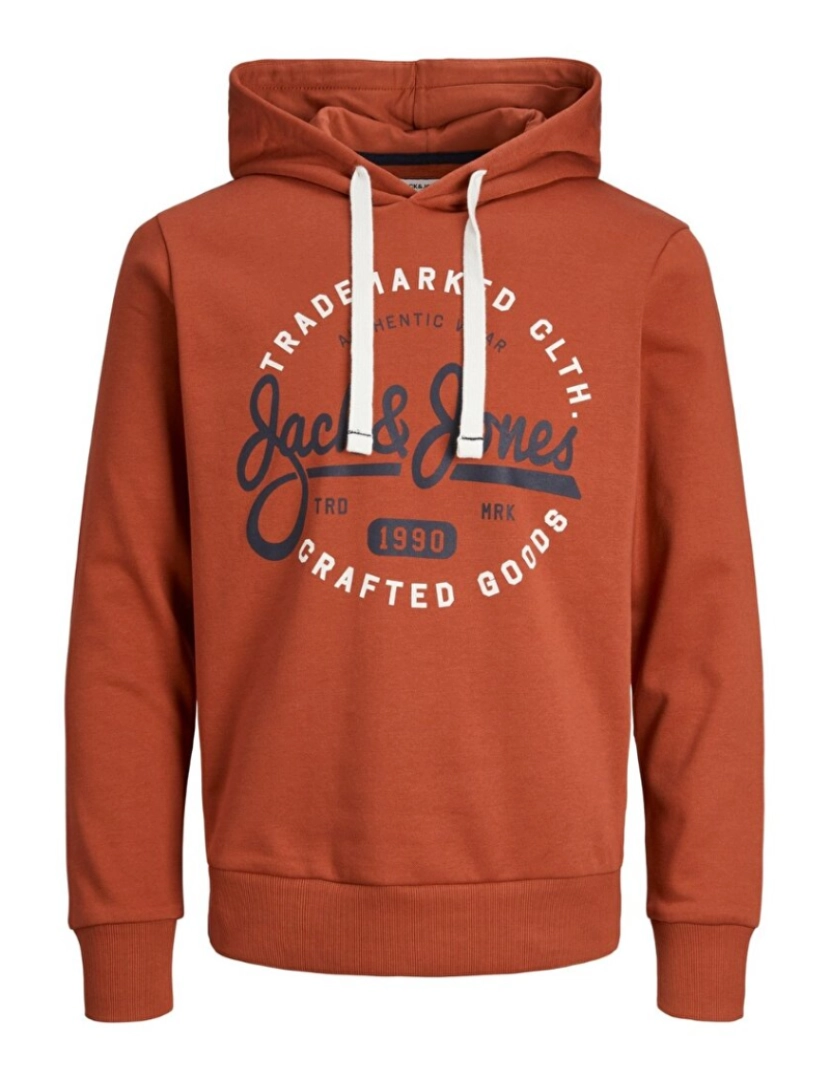 Jack & Jones - Jack & Jones Mikk Sweat Hood Vermelho