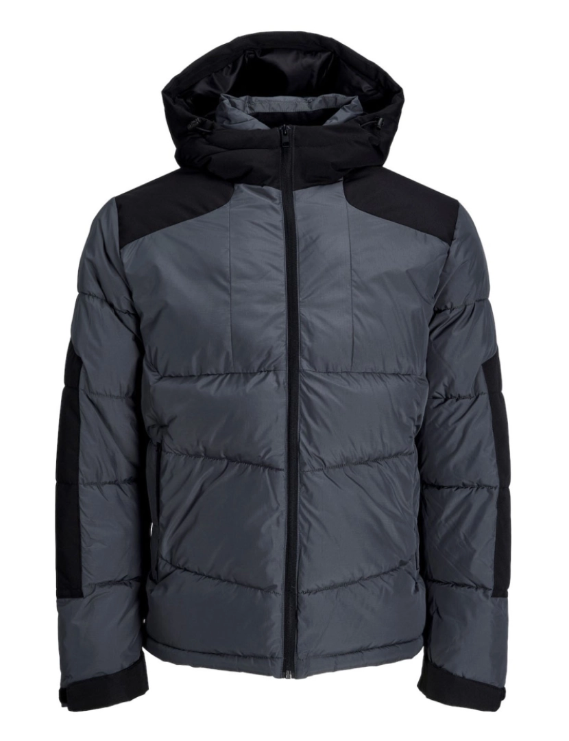 Jack & Jones - Jack & Jones Otis Puffer Hood Cinza