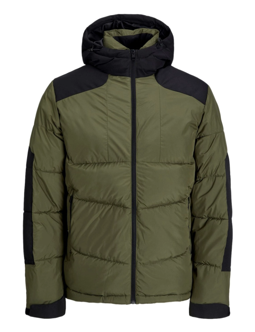 imagem de Jack & Jones Otis Puffer Hood Verde1