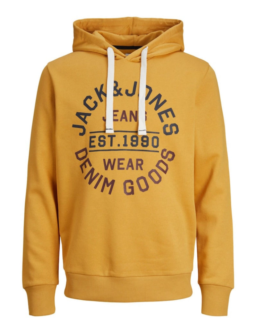 Jack & Jones - Jack & Jones Mikk Sweat Hood Amarelo