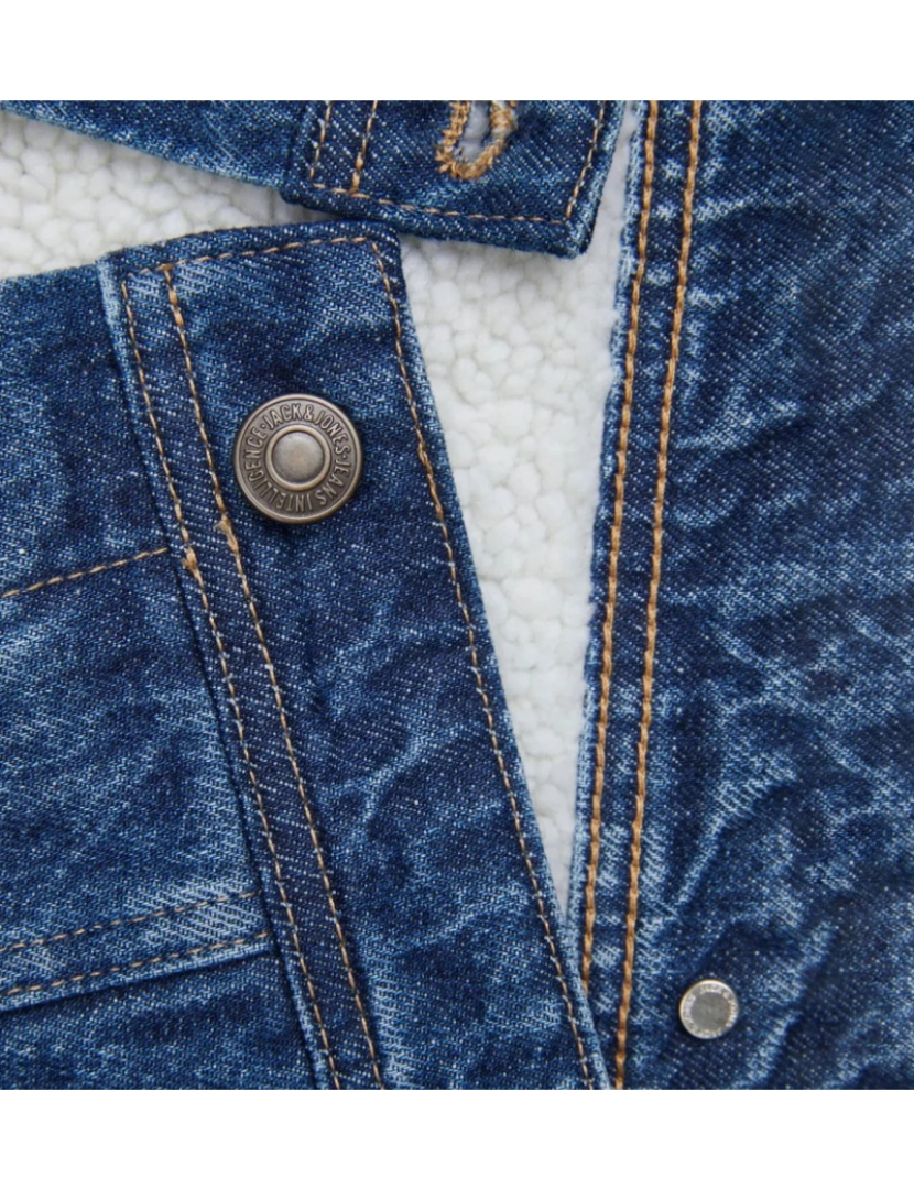 imagem de Jack & Jones Jean Jacket Sherpa Azul3