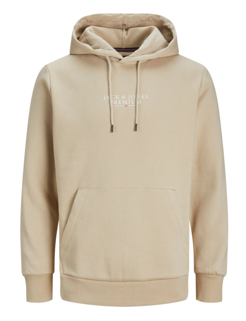 imagem de Jack & Jones Archie Sweat Hood  Bege1