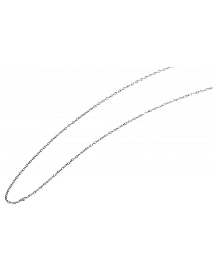 imagem de Corrente em Prata de Lei 925 Banhado a Ródio - 40cm2