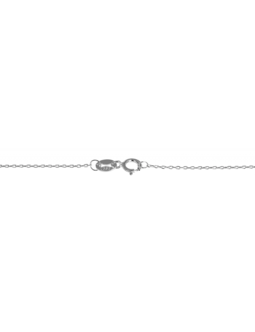 imagem de Corrente em Prata de Lei 925 Banhado a Ródio - 40cm3