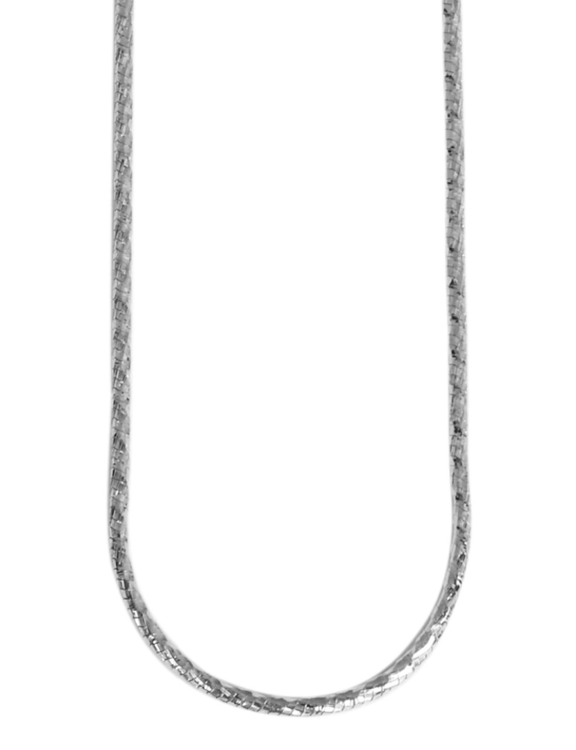 Prata De Lei 925 - Corrente em Prata de Lei 925 Louay Banhado a Ródio - 42cm