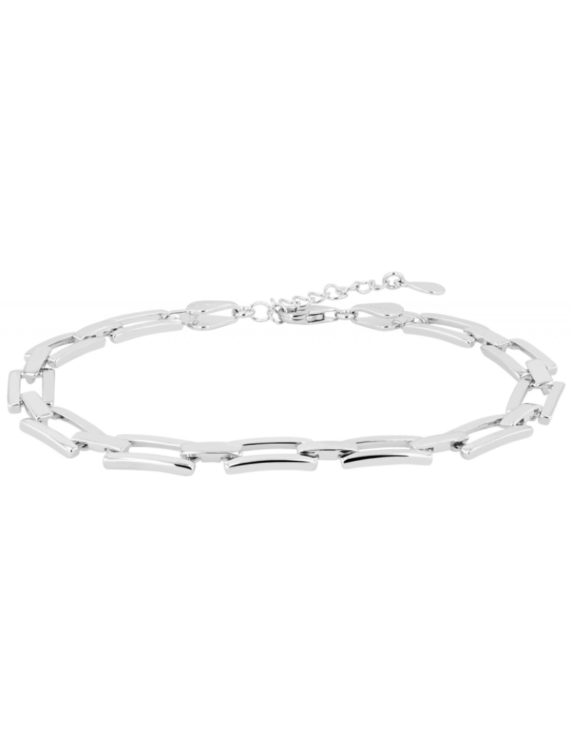 Prata De Lei 925 - Pulseira em Prata de Lei 925 Banhada a Ródio 18+3 cm