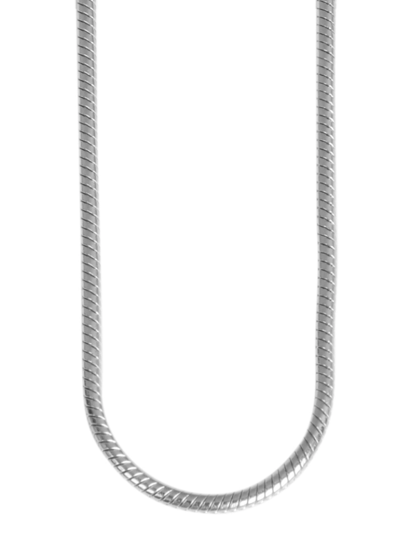 Prata De Lei 925 - Corrente em Prata de Lei 925 Sajed Banhado a Ródio - 42cm