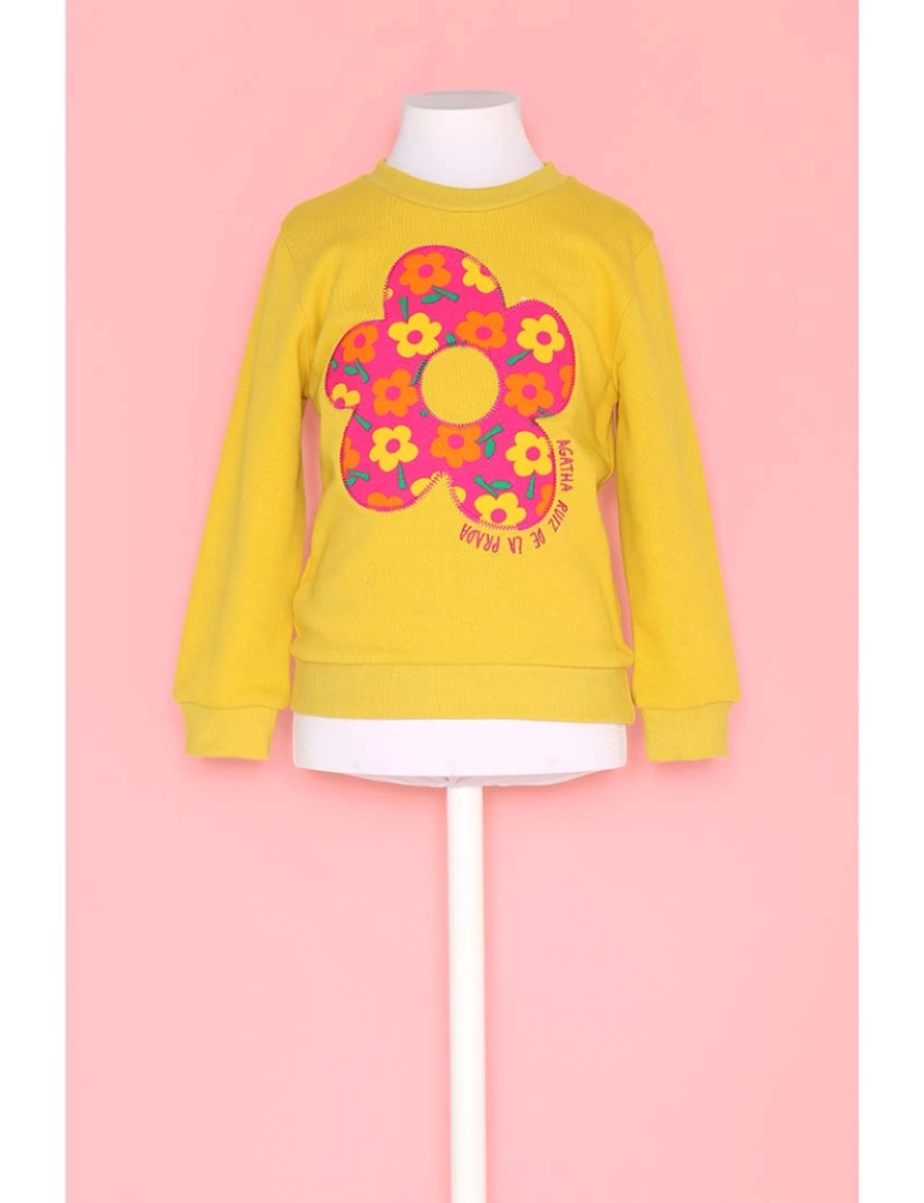 Agatha Ruiz De La Prada - Sweatshirt menina Toasty Sweat Shirt Arp Amarelo