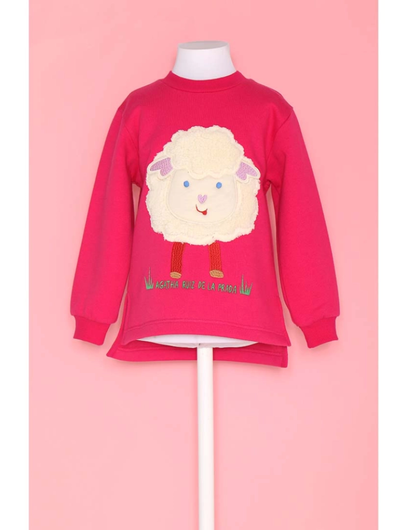 Agatha Ruiz De La Prada - Sweatshirt menina Toasty Sweat Shirt Arp Fucshia