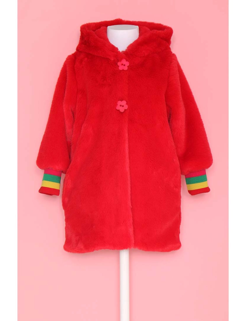 Agatha Ruiz De La Prada - Casaco menina Fancy Coat Arp Vermelho