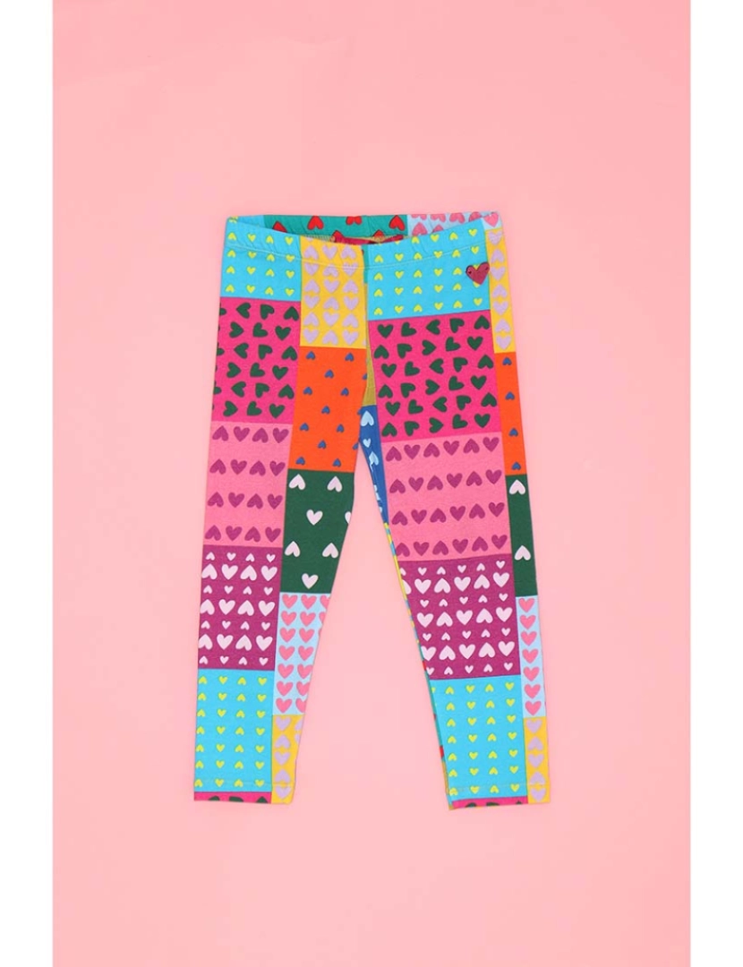 Agatha Ruiz De La Prada - Calças menina Patchy Legging Arp Multicor