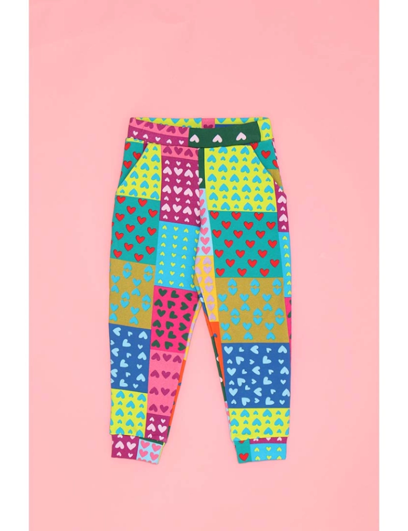 Agatha Ruiz De La Prada - Calças menina Patchy Trouser Arp Multicor