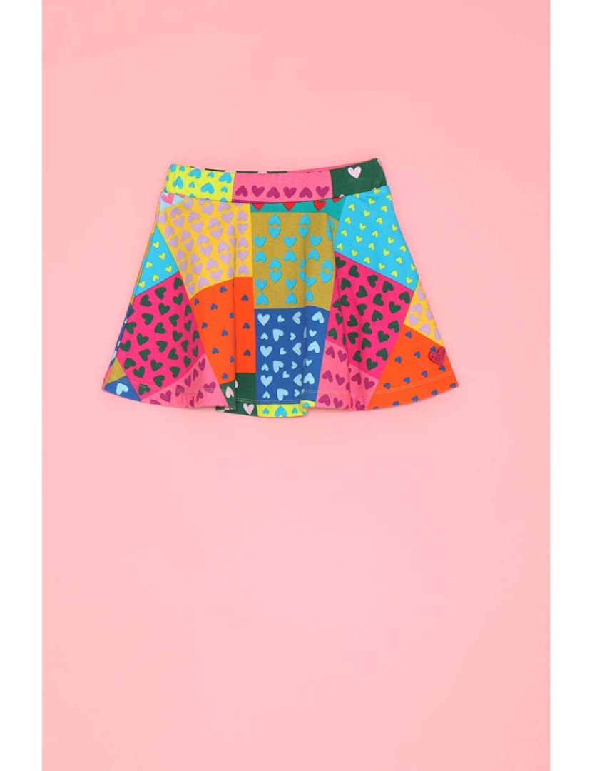 Agatha Ruiz De La Prada - Saia menina Patchy Skirt Arp Multicor