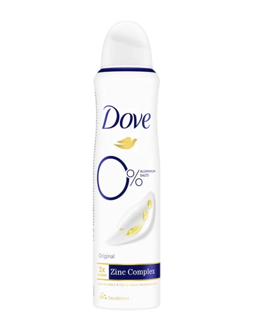 Dove - Desodorizante Spray Original 0% Aluminio Dove 150ml