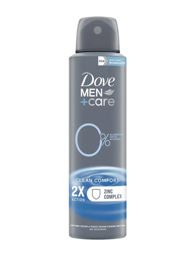 Dove - Desodorizante Spray Men Clean Comfort Dove Men 0% Alumínio
