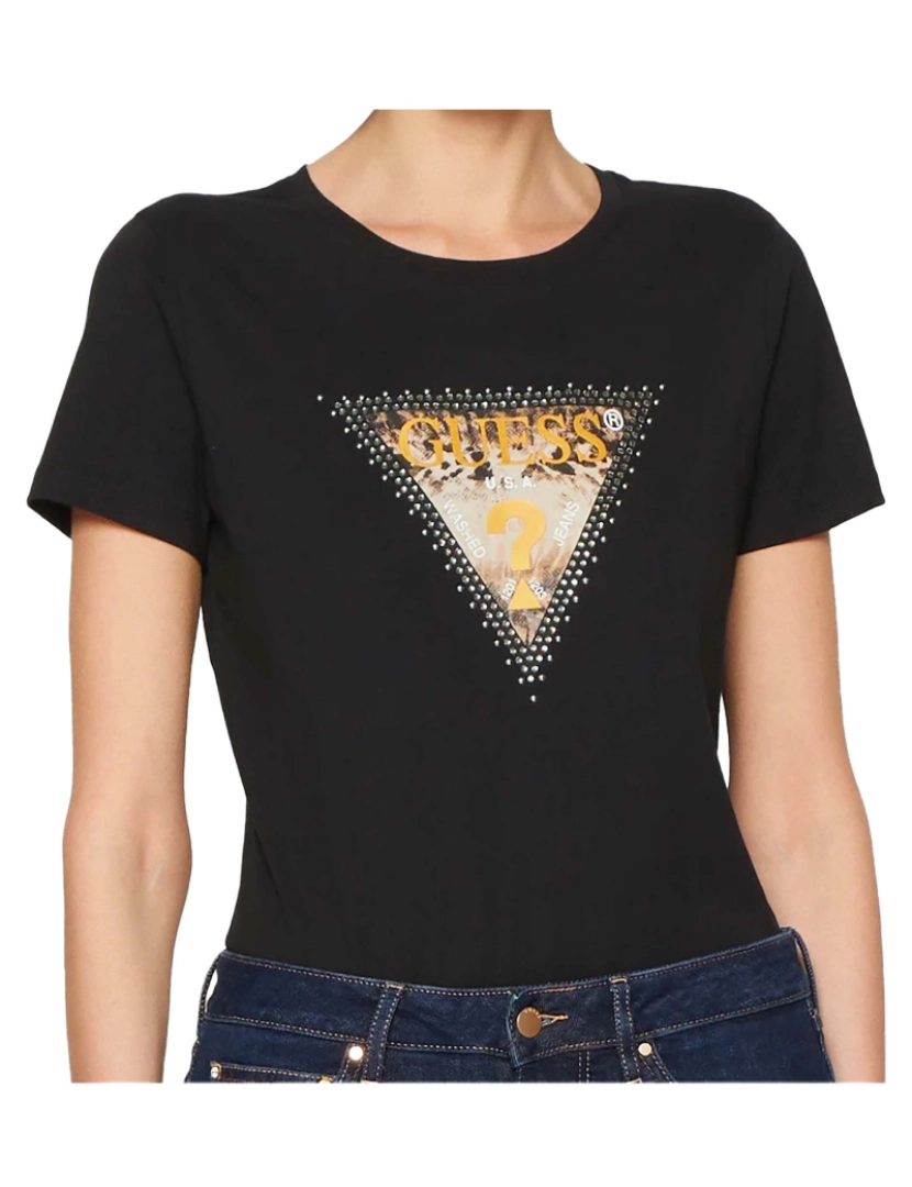 imagem de T-Shirt Guess Ss Cn Animal Triângulo4