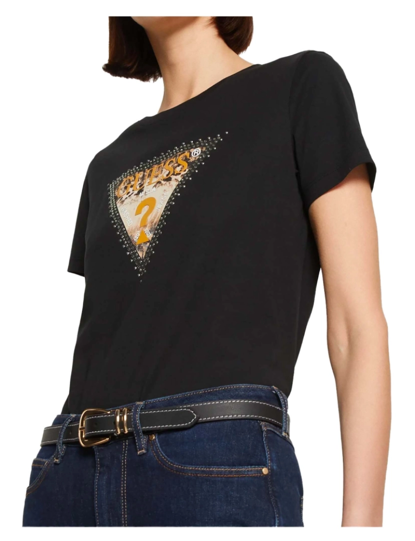 imagem de T-Shirt Guess Ss Cn Animal Triângulo5