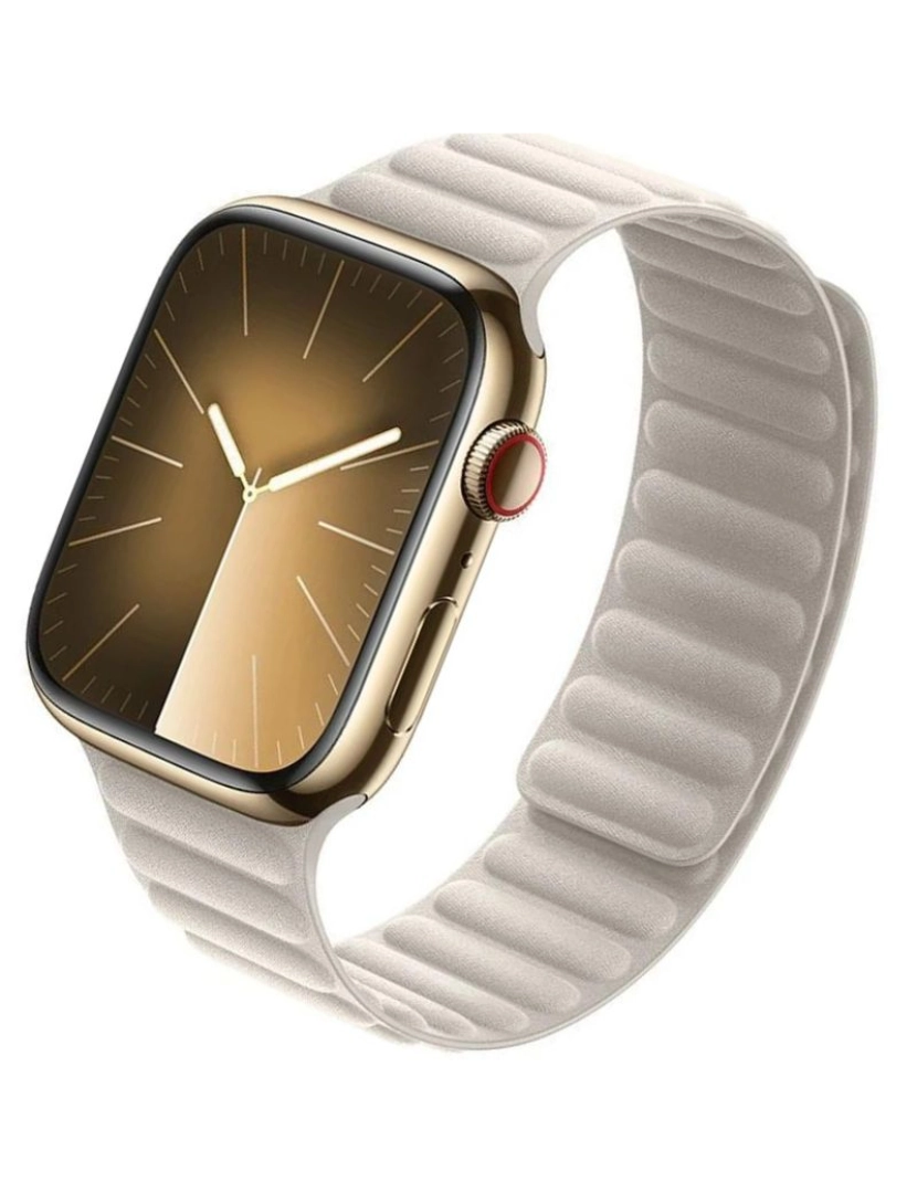 imagem de Bracelete elos magnética em tecido para Apple Watch Series 5 40mm Luz das Estrelas2