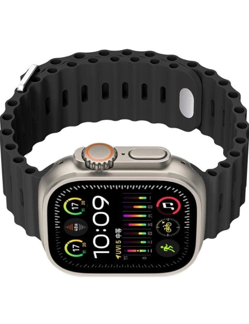 imagem de Bracelete Ocean Waves para Apple Watch Series 3 38mm Preto3