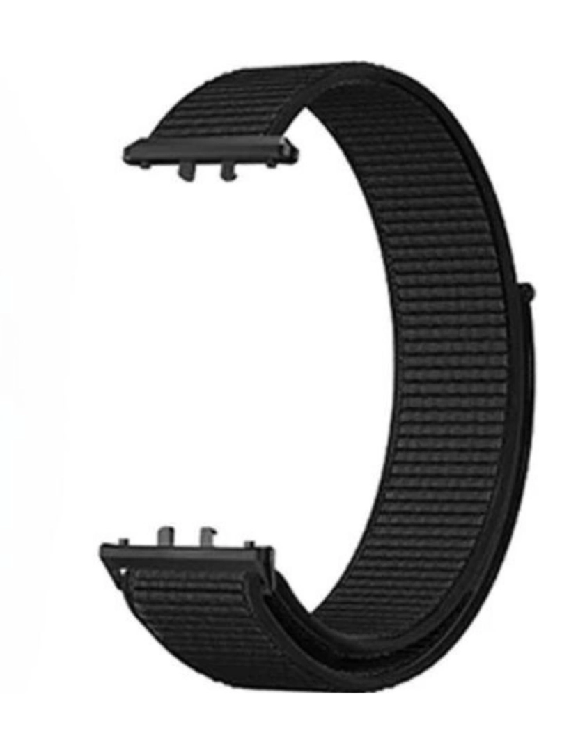 imagem de Bracelete em tecido nylon desportivo para Samsung Galaxy Fit 3 Preto3