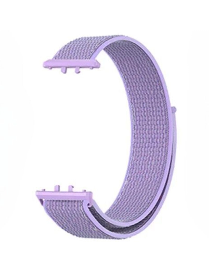 imagem de Bracelete em tecido nylon desportivo para Samsung Galaxy Fit 3 Roxo3