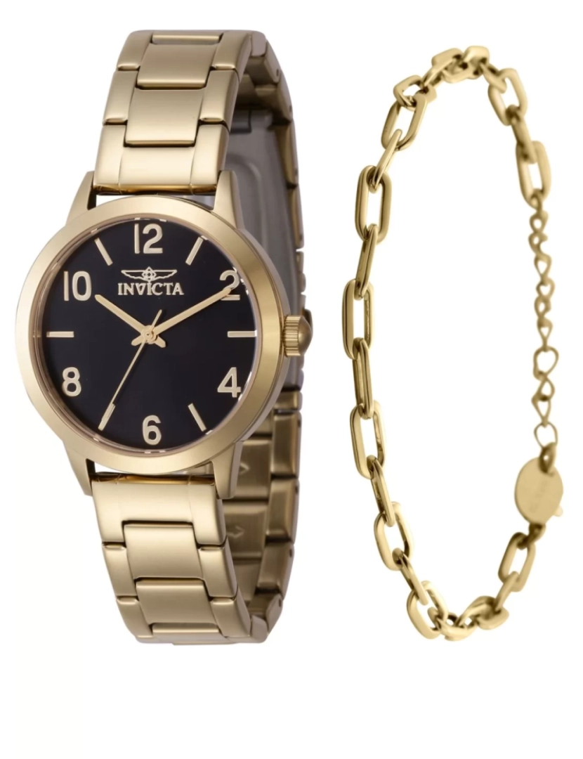 Invicta - Invicta Wildflower 47273 Relógio de Mulher Quartzo  - 34mm - com pulseira combinando