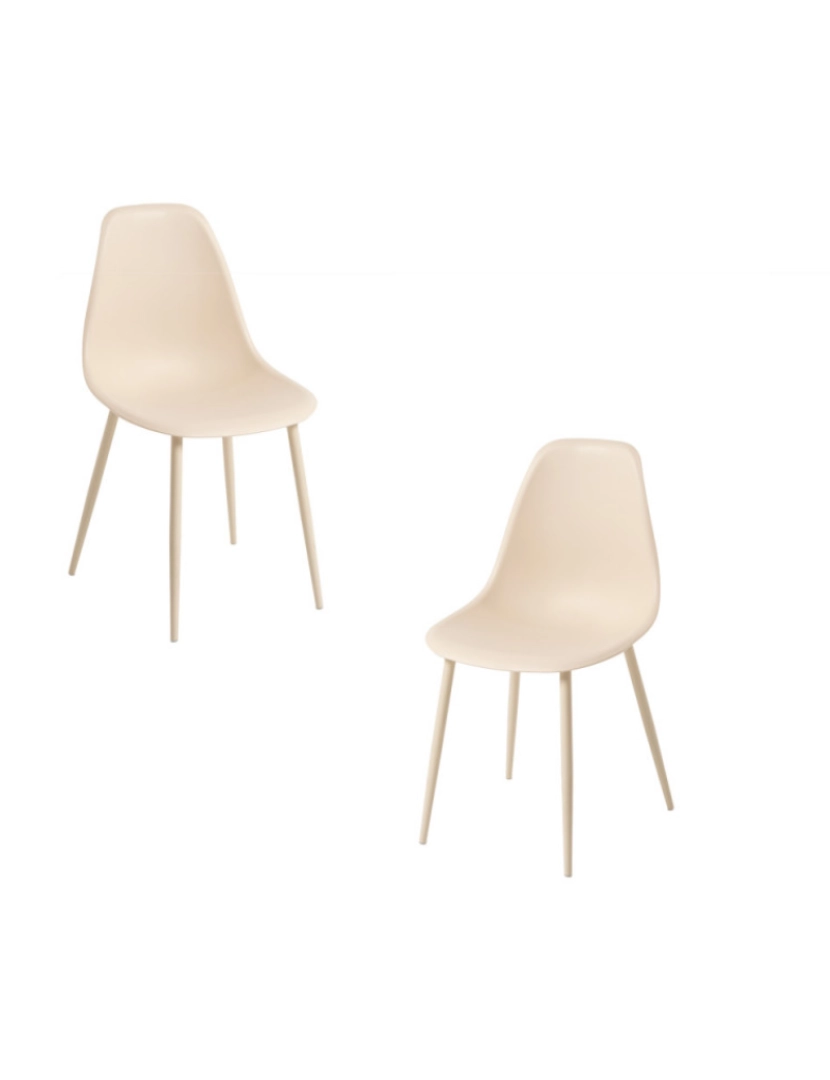 Presentes Miguel - Pack 2 Cadeiras Mykle Total - Beige