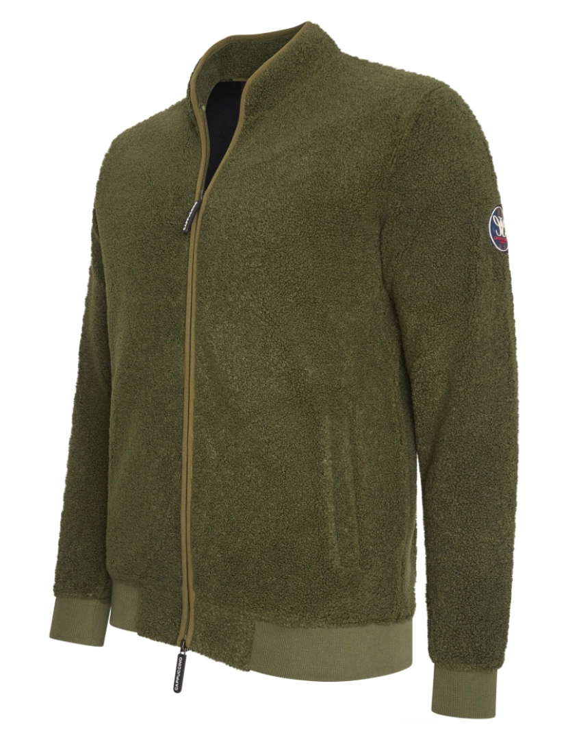 imagem de Cappuccino Italia Sherpa Fleece Vest Verde2