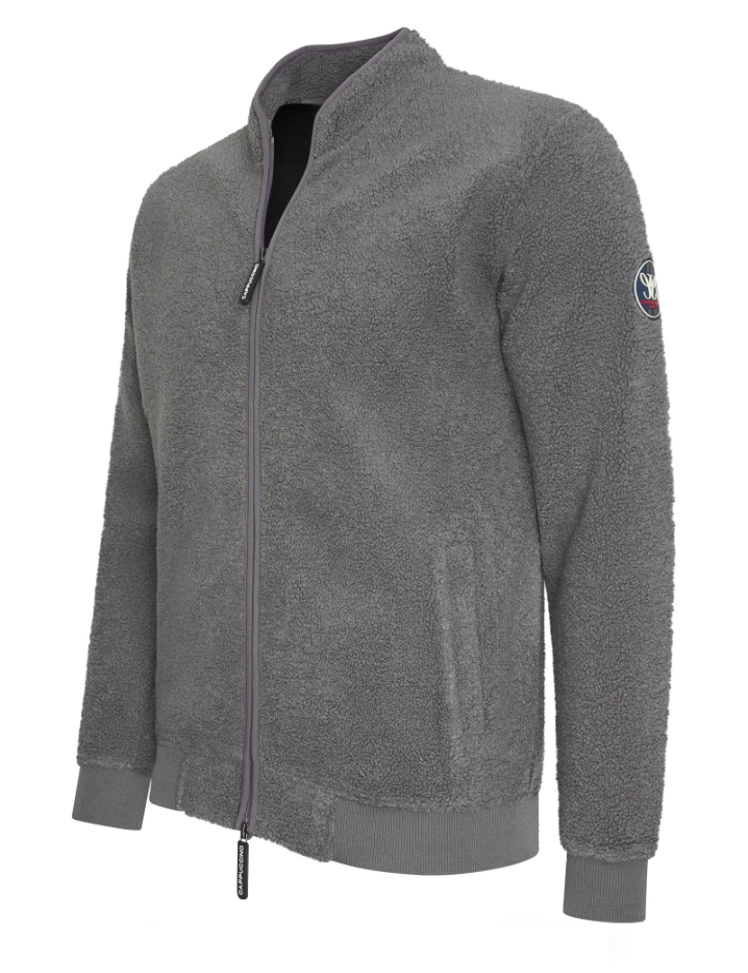 imagem de Cappuccino Italia Sherpa Fleece Vest Cinza2