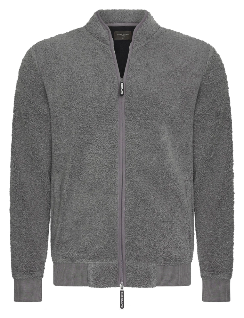 imagem de Cappuccino Italia Sherpa Fleece Vest Cinza3