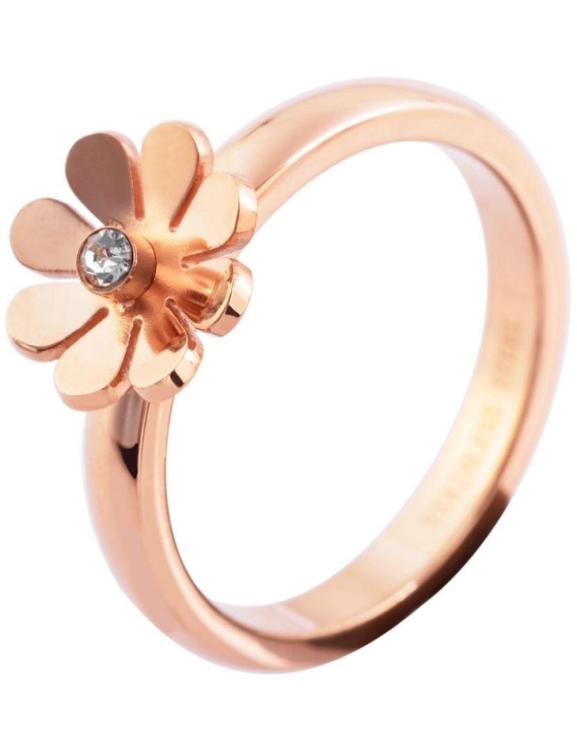 Akzent - Akzent  Anel Mulher Rose Gold em Aço Inoxidável   Tam.54   0172