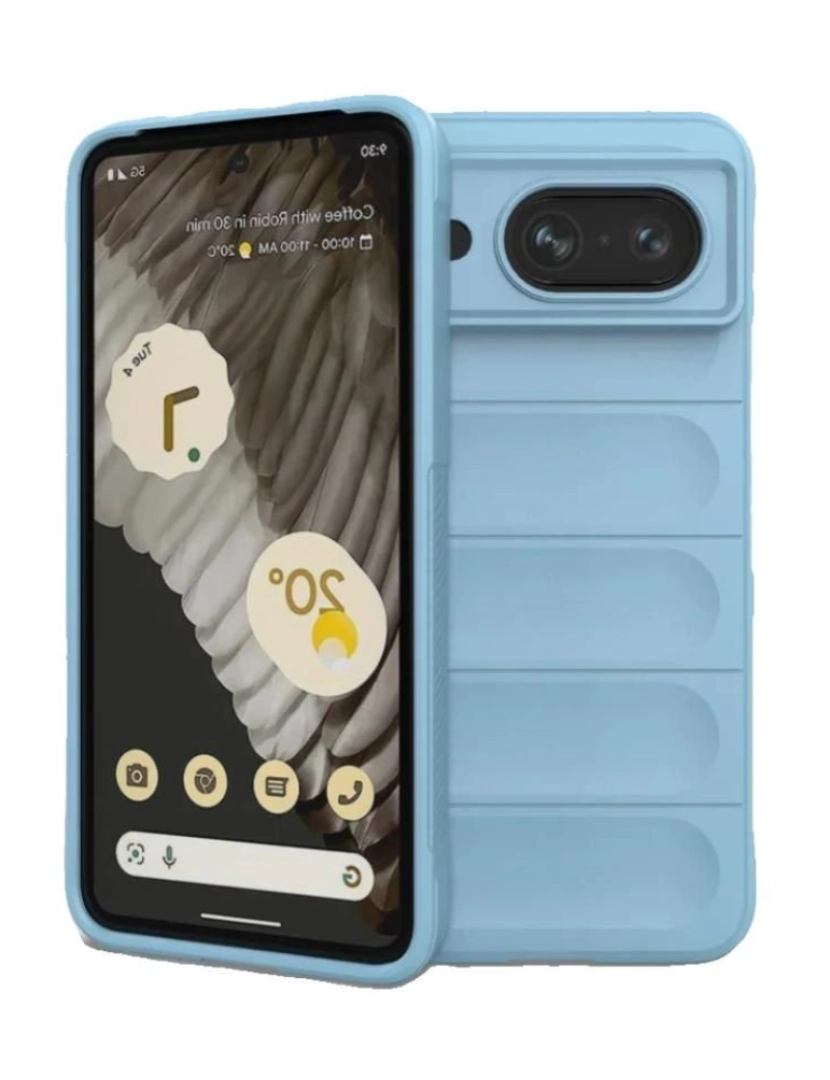 imagem de Capa bunker para Google Pixel 6A Azul Claro2