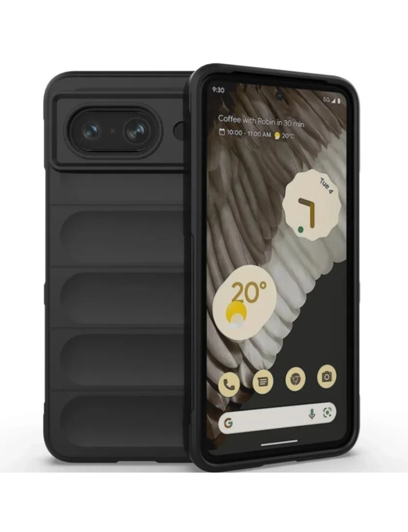 Antiimpacto! - Capa bunker para Google Pixel 6A Preto