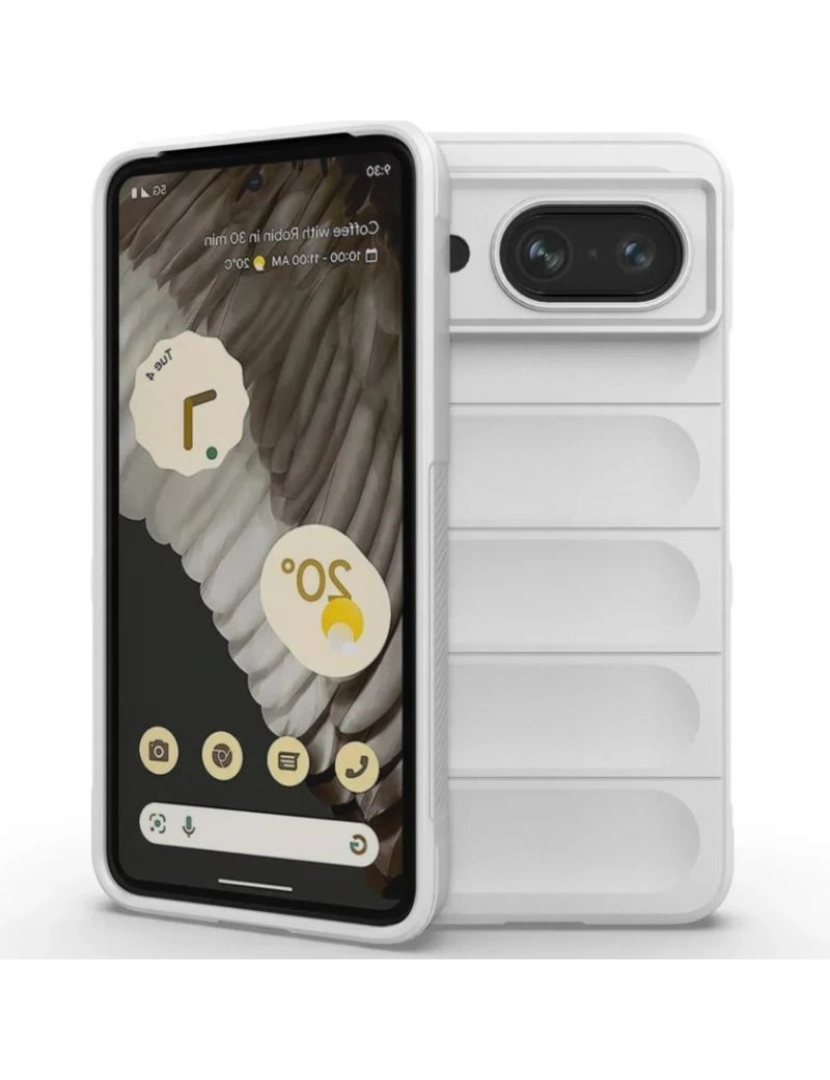 imagem de Capa bunker para Google Pixel 6A Branco2