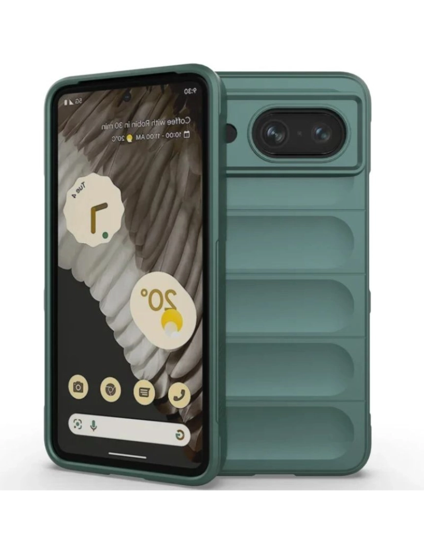 imagem de Capa bunker para Google Pixel 6A Verde2