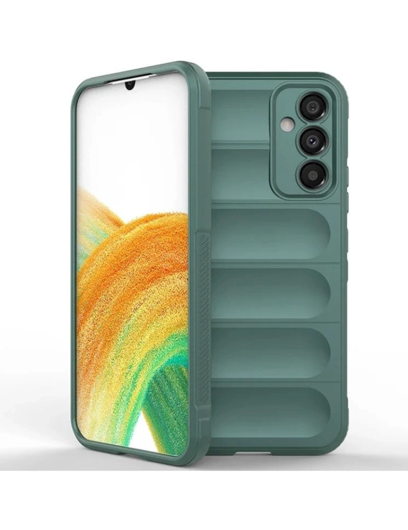 imagem de Capa bunker para Samsung Galaxy A12 Verde2