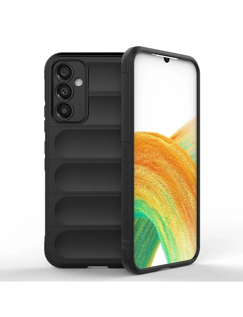 imagem de Capa bunker para Samsung Galaxy A25 5G Preto1