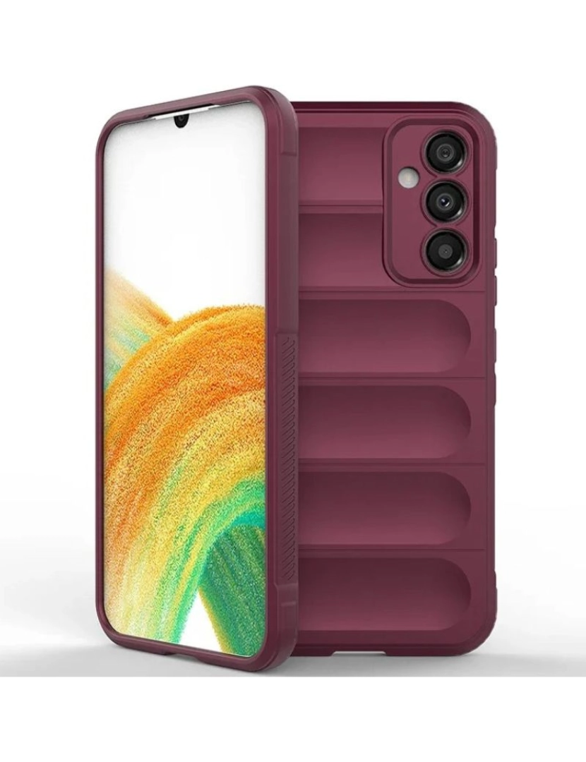 imagem de Capa bunker para Samsung Galaxy A04s Vinho2