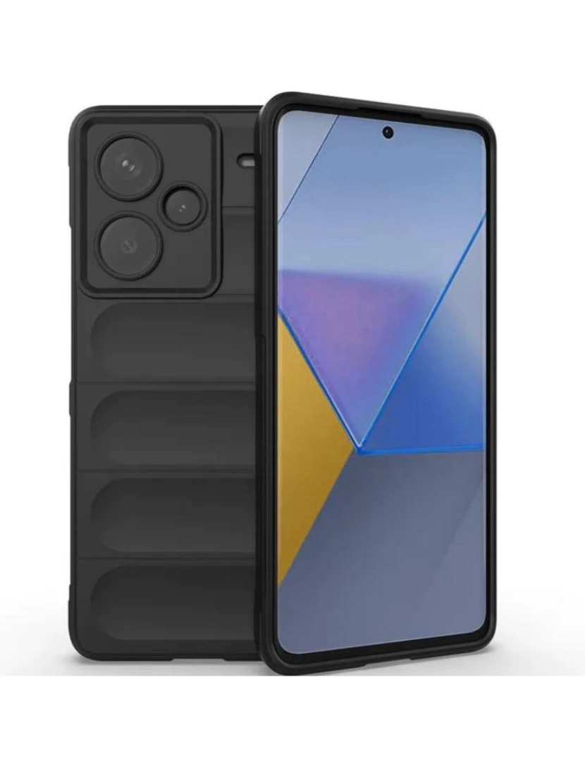 imagem de Capa bunker para Xiaomi 12 Preto1