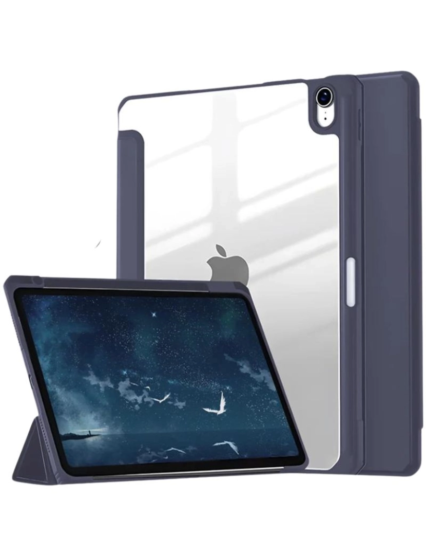 imagem de Capa Crystal Folio para Ipad Pro 11 2020 2º ger Azul Escuro3