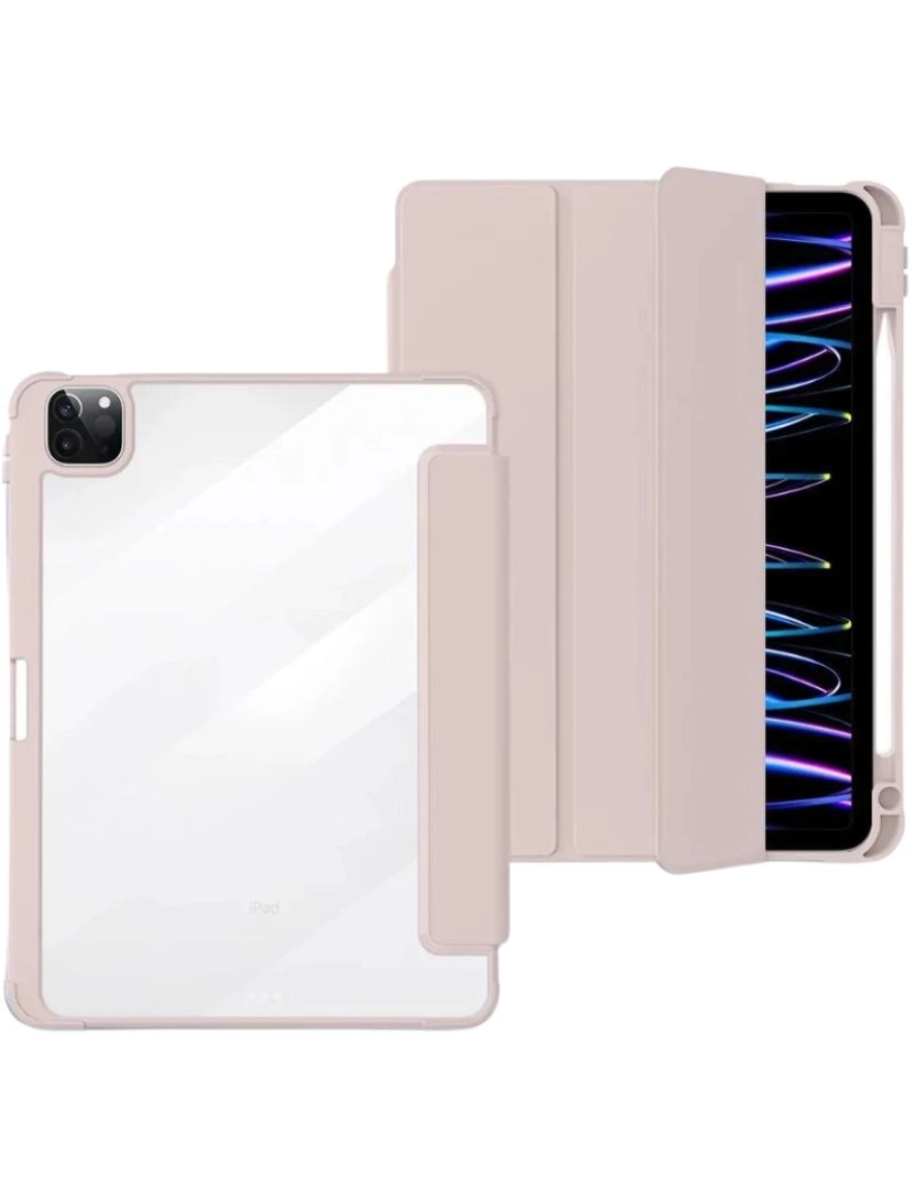 imagem de Capa Crystal Folio para IPad 10.2 2019 7º Ger Rosa3