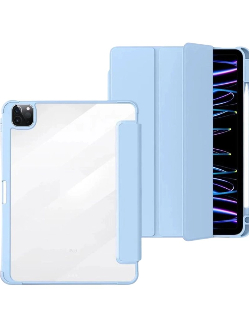 imagem de Capa Crystal Folio para Ipad 10.9 2022 Azul3