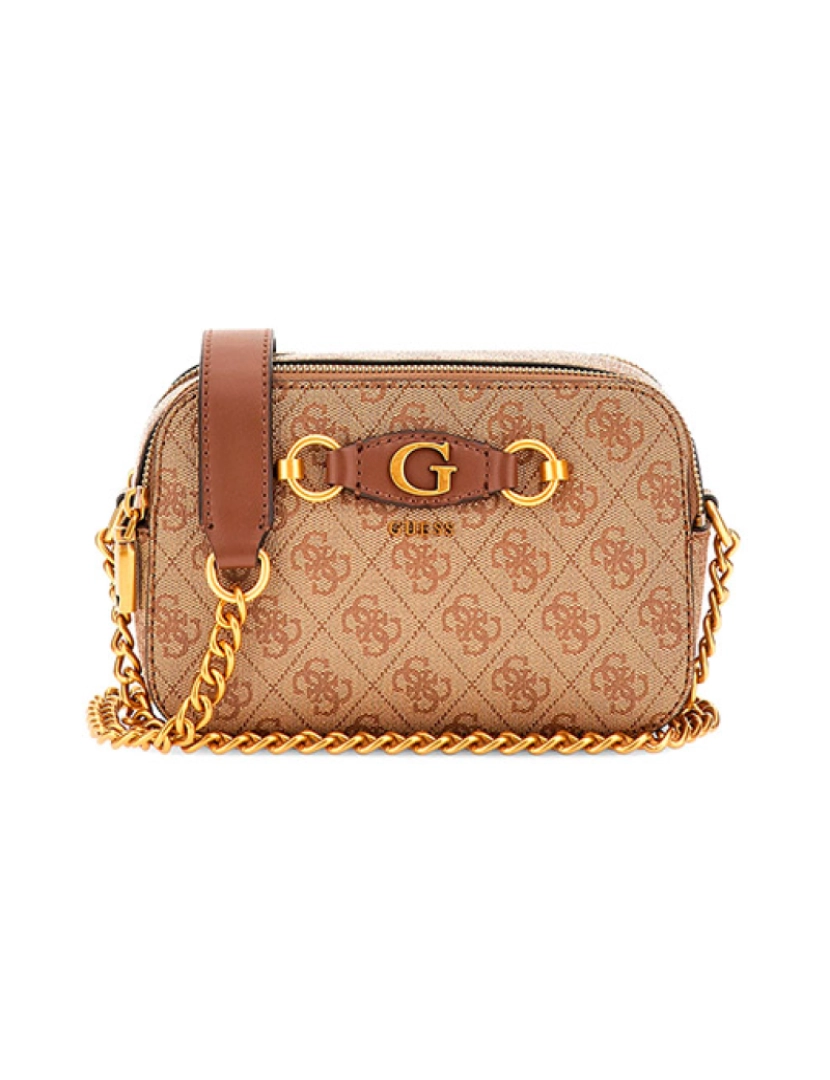 Guess - Bolsa tiracolo Senhora Latte e Castanho