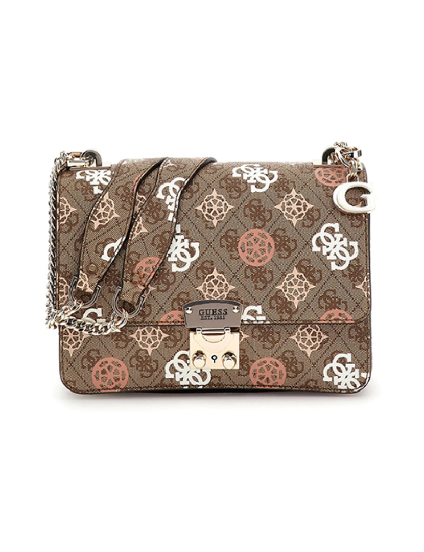 Guess Jeans - Bolsa Tiracolo Senhora Latte Multi