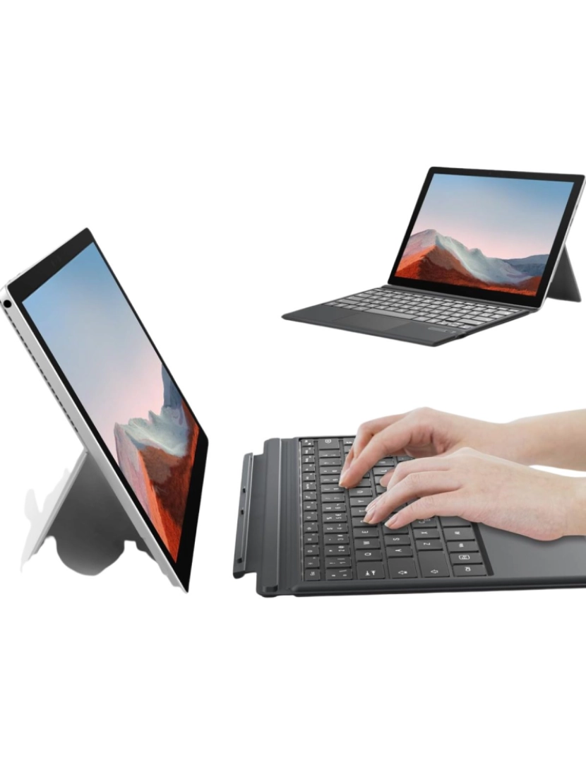 imagem de Teclado Bluetooth magnético para Microsoft Surface Pro 3 12"2