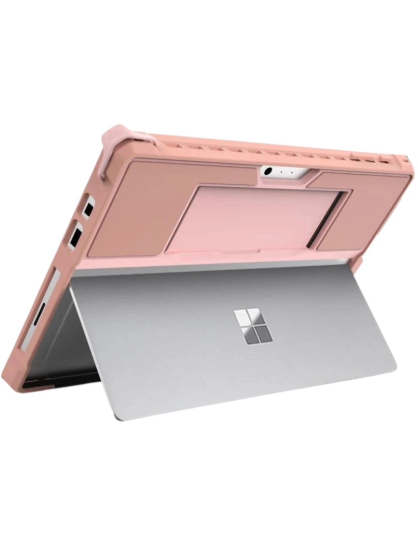 Antiimpacto! - Capa Robusta com Suporte caneta para Microsoft Surface Go Rosa